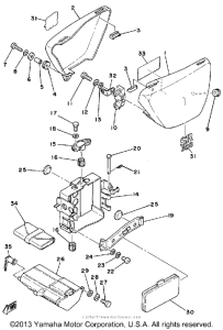 SR500H Side cover-tool