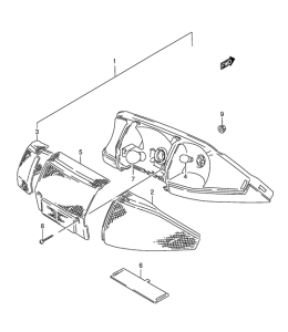 AE50 Задний комбинированный сигнал