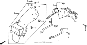 CB1000 Задний бампер