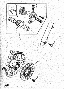 CW50 Передний суппорт