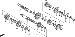 CR500R Трансмиссия