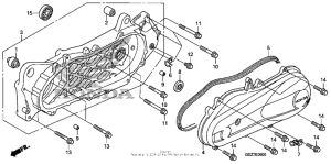 NPS50 Swingarm + left crankcase cover