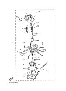 PW50 Карбюратор