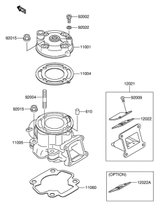 RM65 Головка блока цилиндров / цилиндр