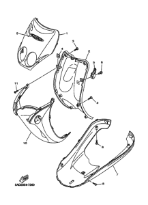 YN50R Щиток облицовочный