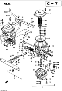 GS450 Carburetor assy
