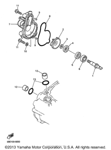 WR400FK Водяной насос