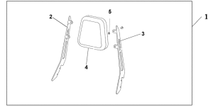 VTX1300S Dlx chrome backrest with pad