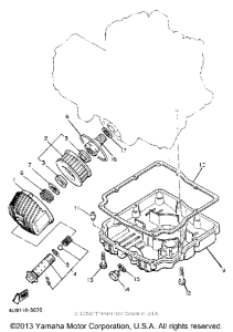XJ550RK Маслянный фильтр