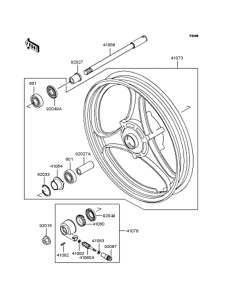 EL250 Переднее колесо