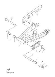 XJR1300 Rear arm. suspension