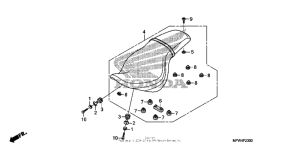 VT1300CS Сиденье