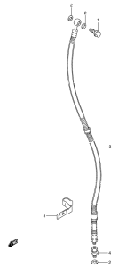 VS800 Передние тормозные трубки