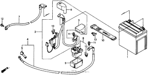 RVF750 Аккумулятор