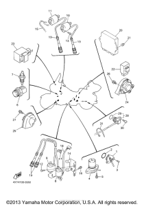 XVZ1300TFM Электрика