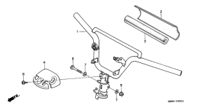 SFX50SMM Steering handle /  handle cover