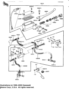 KZ1000 Передний тормозной цилиндр