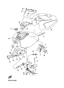 XVS400 ﾌﾕｴﾙﾀﾝｸ
