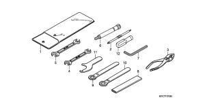 XL125V Инструмент