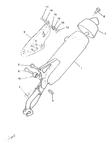 CW50RS Выхлопная система