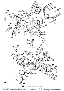 XS650_2F - 1979 Cylinder head - cylinder head cover