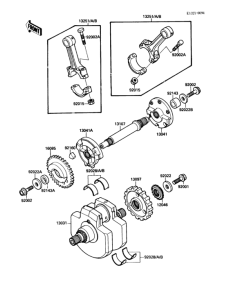 VN1500 Коленвал