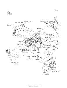 ZX600 Фара