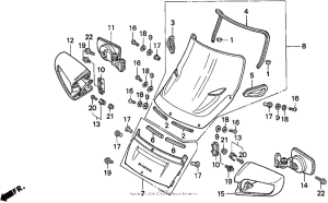 ST1100 Ветровое стекло