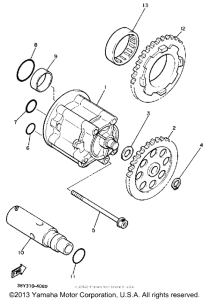 FJ1200WC Масляный насос