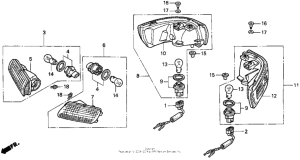 PC800 Задний фонарь