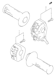 DR350 Рулевой переключатель