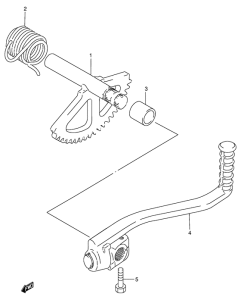 AG100 Ножной стартер