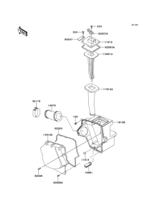 KMX125 Воздухоочиститель