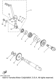 YZ85P Стартер