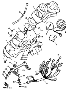 XJ600 Приборы
