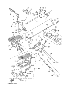 XVS650A Stand. footrest