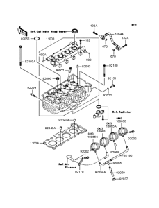 ZR250 Головка цилиндров