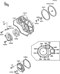 ZG1000 Крышки двигателя