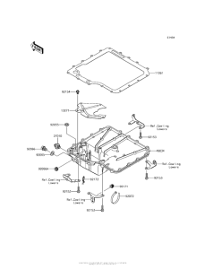 ZX1400 Маслянный поддон