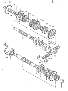 TS125 Трансмиссия