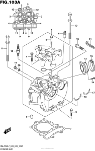 RM-Z250 Головка цилиндров