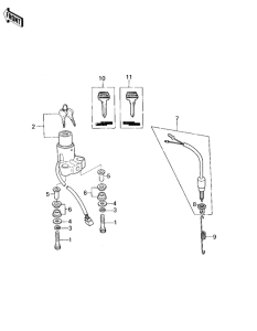 KZ400 Выключатель зажигания