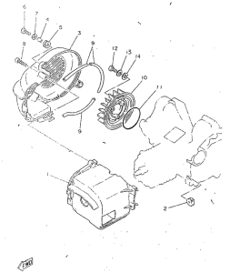 CY50R Air shroud. fan