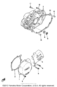 XT500G Боковые крышки