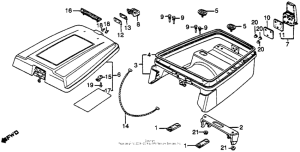 GL650 Gl650 rear trunk