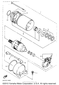 FZR600REC Стартер