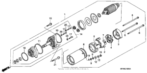GL1500I Стартер