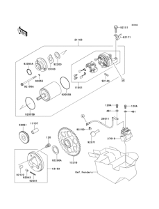 ZX636 Стартер