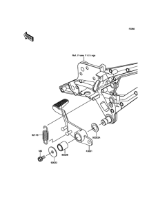 ZR800 Педаль тормоза
