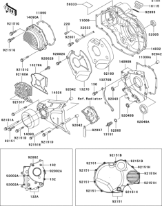 ZR1100 Engine cover(s)(1 / 2)